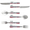 Red & Gray Dots and Plaid Cutlery Set - APPROVAL