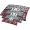 Red & Gray Dots and Plaid Dog Beds - MAIN (sm, med, lrg)