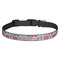 Red & Gray Dots and Plaid Dog Collar (Personalized)