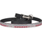 Red & Gray Dots and Plaid Dog Leash (Personalized)