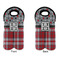 Red & Gray Dots and Plaid Double Wine Tote - APPROVAL (new)