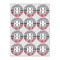 Red & Gray Dots and Plaid Drink Topper - Small - Set of 12