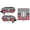 Red & Gray Dots and Plaid Eyeglass Case & Cloth (Approval)
