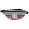 Red & Gray Dots and Plaid Fanny Pack - Front