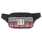 Red & Gray Dots and Plaid Fanny Packs - FRONT