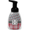 Red & Gray Dots and Plaid Foam Soap Bottle