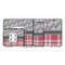 Red & Gray Dots and Plaid Gaming Mats - SIZE CHART
