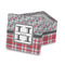 Red & Gray Dots and Plaid Gift Boxes with Lid - Parent/Main