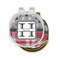 Red & Gray Dots and Plaid Golf Ball Marker Hat Clip - PARENT/MAIN