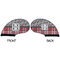 Red & Gray Dots and Plaid Golf Club Covers - APPROVAL