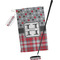 Red & Gray Dots and Plaid Golf Gift Kit (Full Print)
