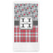 Red & Gray Dots and Plaid Guest Paper Towels - Full Color (Personalized)