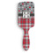 Red & Gray Dots and Plaid Hair Brushes (Personalized)