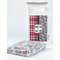 Red & Gray Dots and Plaid Jigsaw Puzzle 1014 Piece - Box