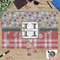 Red & Gray Dots and Plaid Jigsaw Puzzle 1014 Piece - In Context