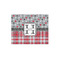 Red & Gray Dots and Plaid Jigsaw Puzzle 110 Piece - Front