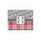 Red & Gray Dots and Plaid 110 pc Jigsaw Puzzle (Personalized)