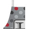 Red & Gray Dots and Plaid Kid's Aprons - Detail