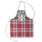 Red & Gray Dots and Plaid Kid's Aprons - Small Approval