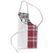 Red & Gray Dots and Plaid Kid's Aprons - Small - Main