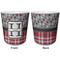 Red & Gray Dots and Plaid Kids Cup - APPROVAL