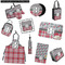Red & Gray Dots and Plaid Kitchen Accessories & Decor