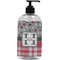Red & Gray Dots and Plaid Large Liquid Dispenser (16 oz)