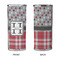 Red & Gray Dots and Plaid Lighter Case - APPROVAL
