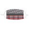 Red & Gray Dots and Plaid Adult Cloth Face Mask - Standard