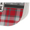 Red & Gray Dots and Plaid Old Burp Detail