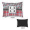 Red & Gray Dots and Plaid Outdoor Dog Beds - Medium - APPROVAL