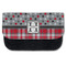 Red & Gray Dots and Plaid Pencil Case - Front