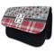 Red & Gray Dots and Plaid Pencil Case - MAIN (standing)