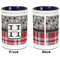 Red & Gray Dots and Plaid Pencil Holder - Blue - approval