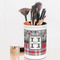 Red & Gray Dots and Plaid Pencil Holder - LIFESTYLE makeup