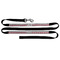 Red & Gray Dots and Plaid Personalized Dog Leash