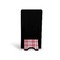Red & Gray Dots and Plaid Phone Stand - Back