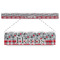 Red & Gray Dots and Plaid Plastic Ruler - 12" - PARENT MAIN