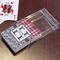 Red & Gray Dots and Plaid Playing Cards - In Package