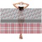 Red & Gray Dots and Plaid Sarong (with Model)