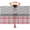 Red & Gray Dots and Plaid Sheer Sarong