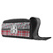 Red & Gray Dots and Plaid Shoe Bags - ANGLE (Open)