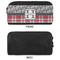 Red & Gray Dots and Plaid Shoe Bags - APPROVAL
