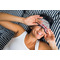 Red & Gray Dots and Plaid Sleeping Eye Mask - LIFESTYLE