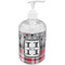 Red & Gray Dots and Plaid Bathroom Accessories Set (Personalized)