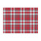 Red & Gray Dots and Plaid Tissue Paper - Heavyweight - Large - Front