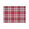 Red & Gray Dots and Plaid Tissue Paper Sheets - Medium - Heavyweight