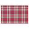 Red & Gray Dots and Plaid Tissue Paper Sheets - X-Large - Heavyweight