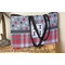 Red & Gray Dots and Plaid Tote w/Black Handles - Lifestyle View