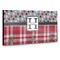 Red & Gray Dots and Plaid Coat Hanger Main